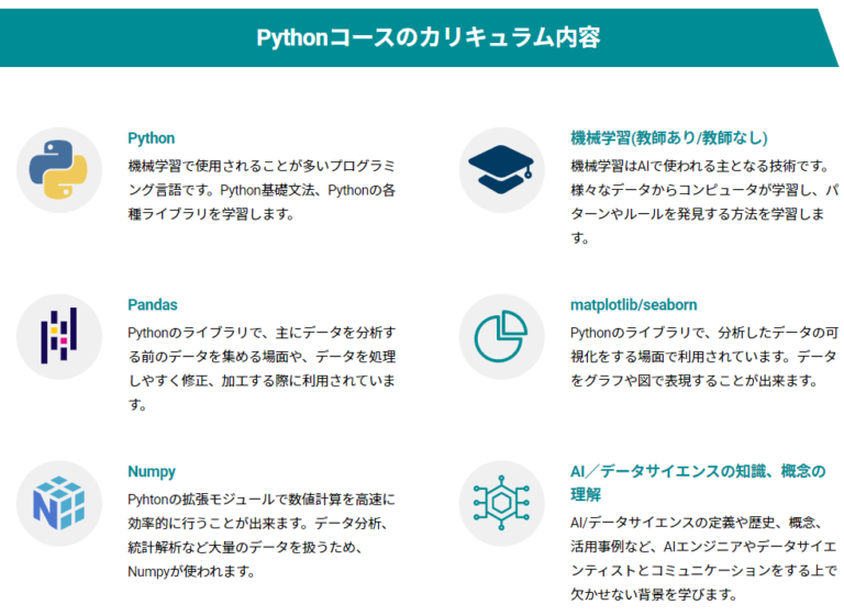 【DMM WEBCAMP】Pythonコースを超解説（AIスキルを習得可能） - プログラミングガイド by pronavi
